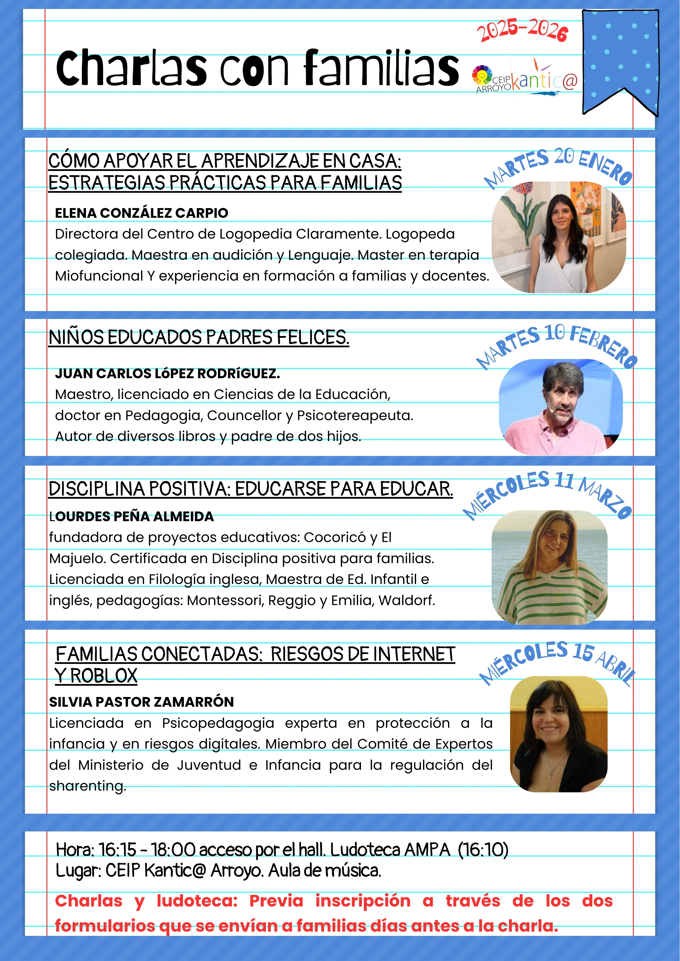 CHARLAS CON FAMILIAS 1