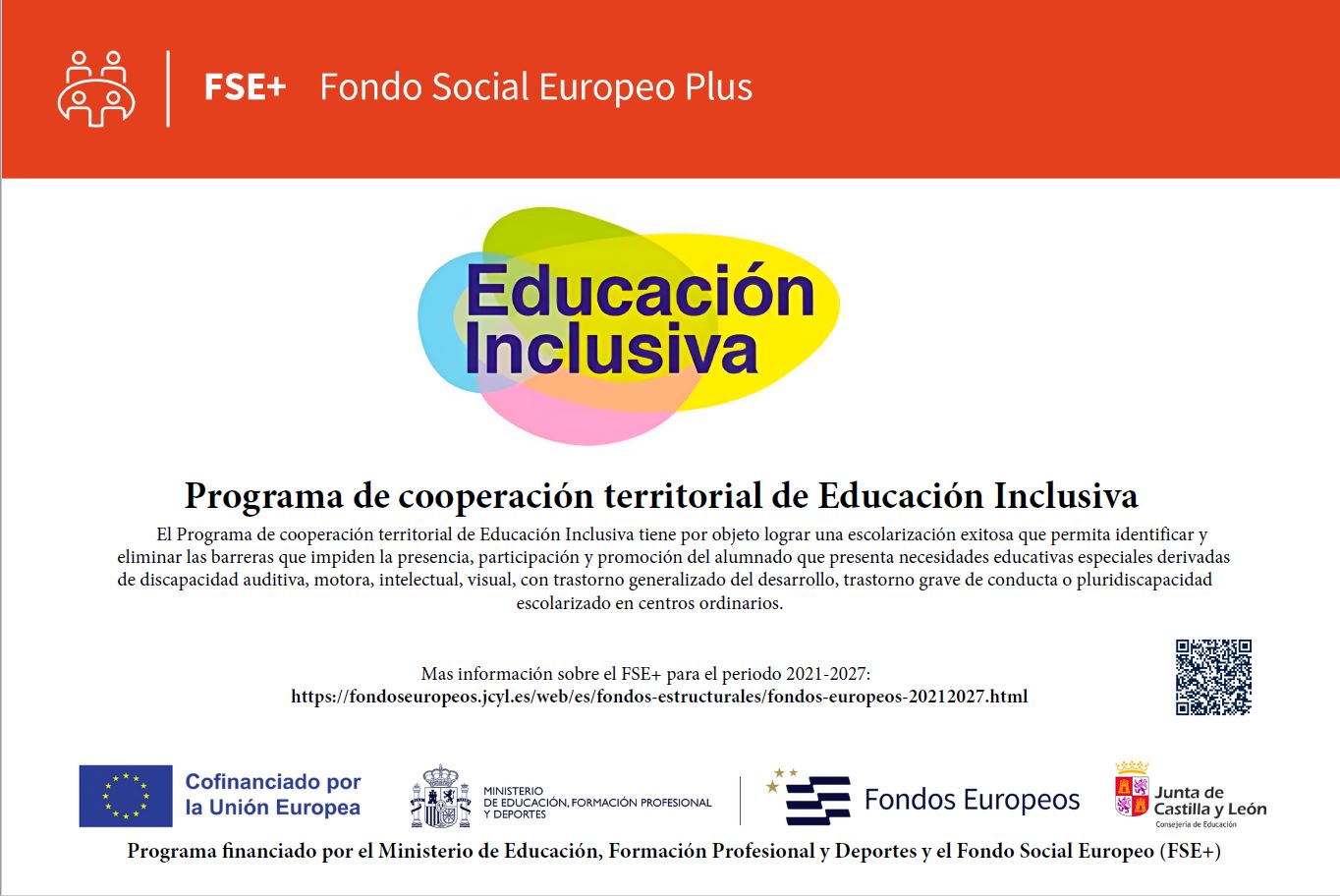 EDUCACIÓN INCLUSIVA PROGRAMA