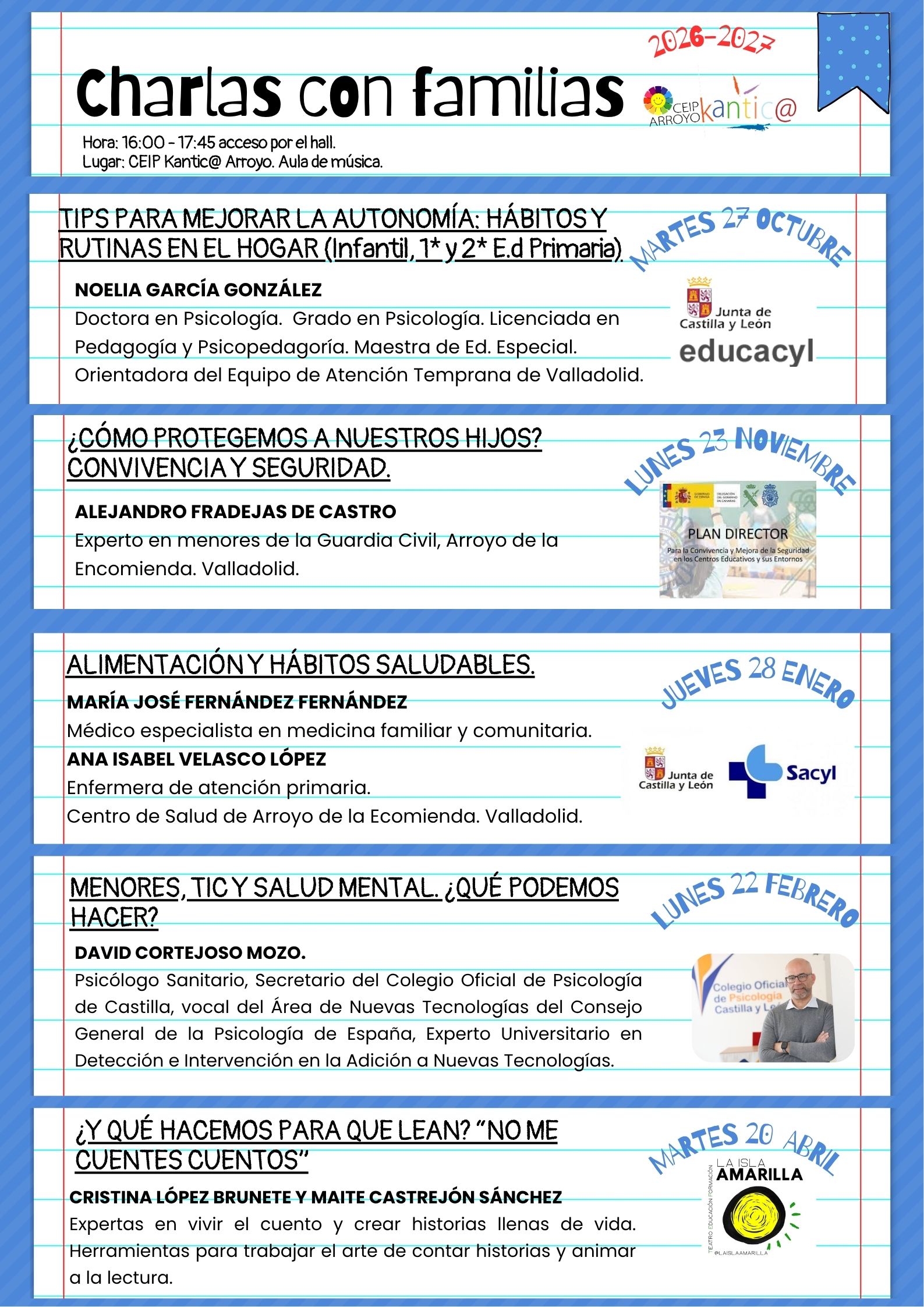 CHARLAS CON FAMILIAS 26 27
